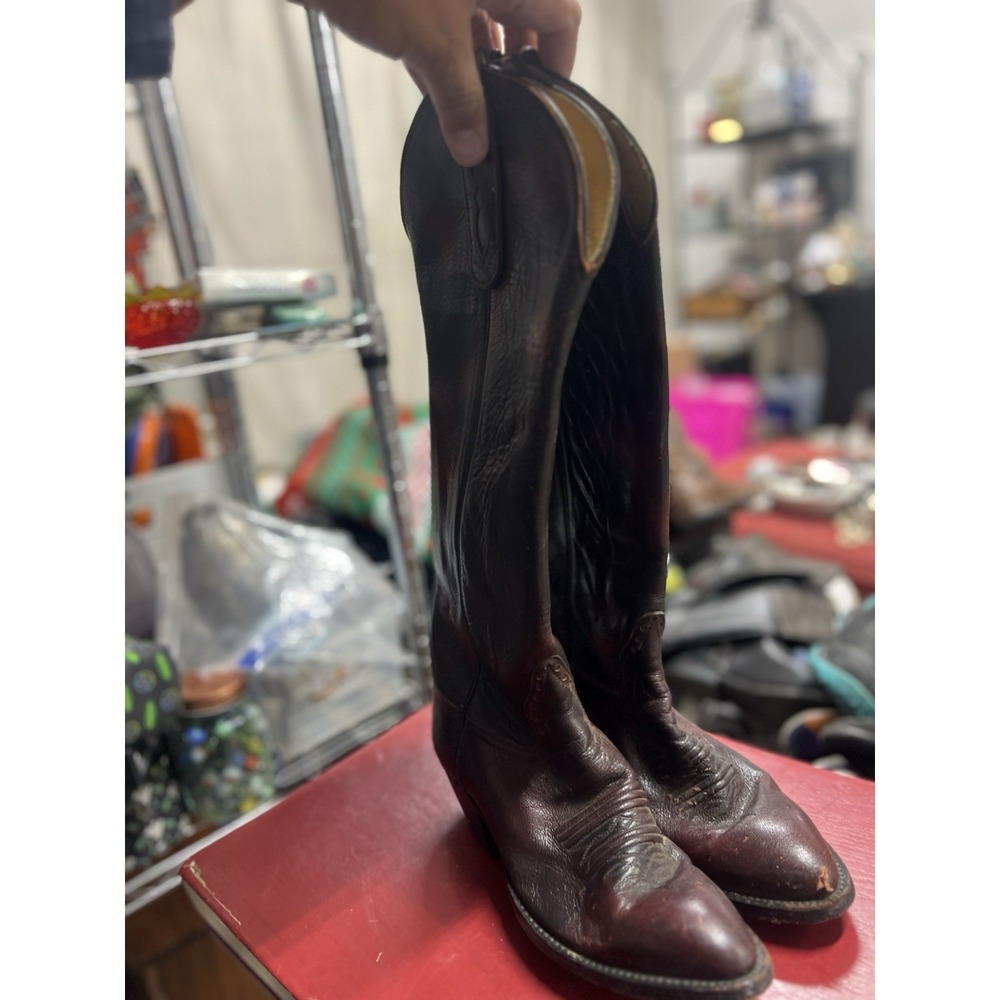 Honcho‎ Boots The Irma Black Cherry Size 6.5 B